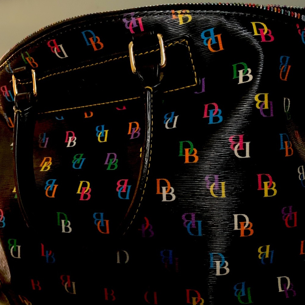 SOLD/ Rainbow Dooney & Bourke bag
